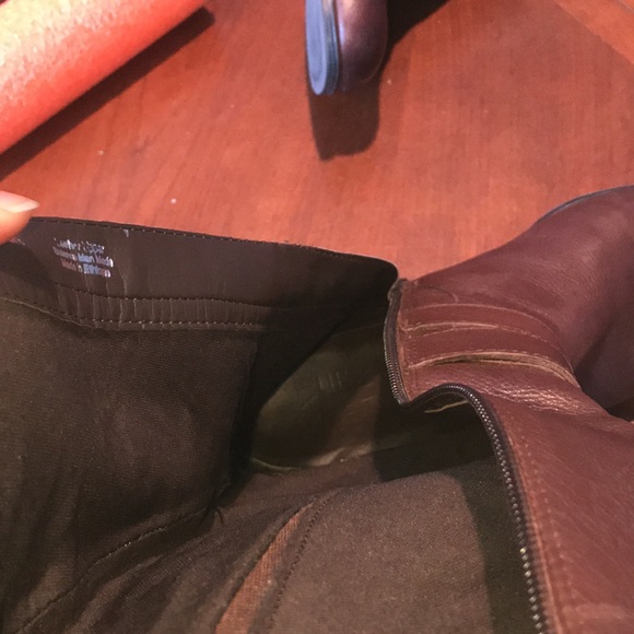 Naturalizer brown leather riding boots size 7.5M - Picture 8 of 16